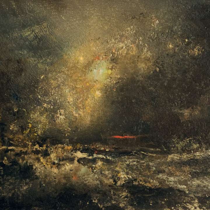 EN MIL PLEGARIAS, óleo sobre lienzo 40x50 cm