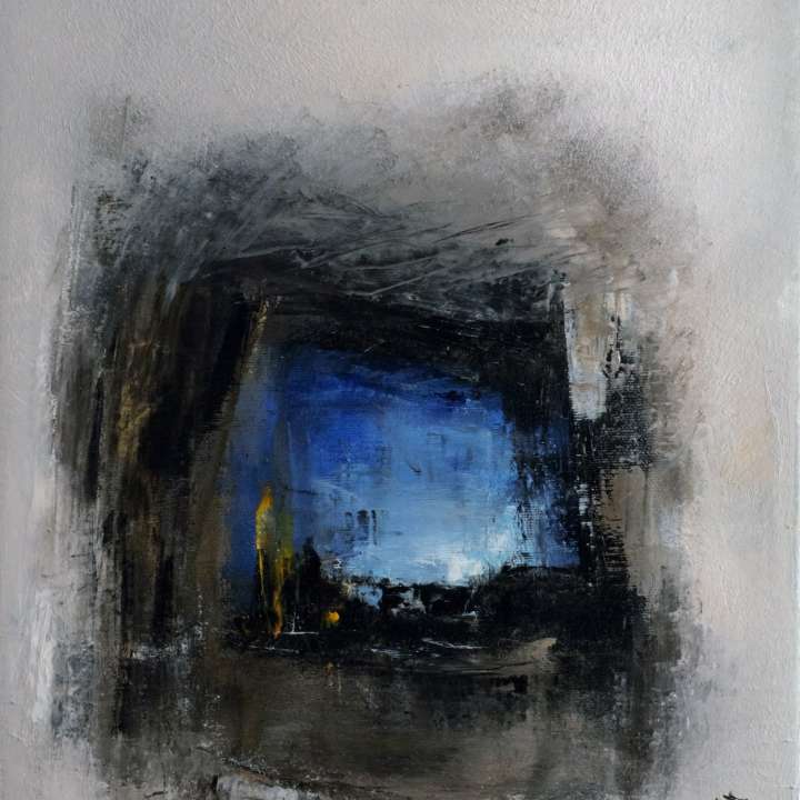 ENTRE LOS INTERLUDIOS, óleo sobre lienzo 41x33 cm