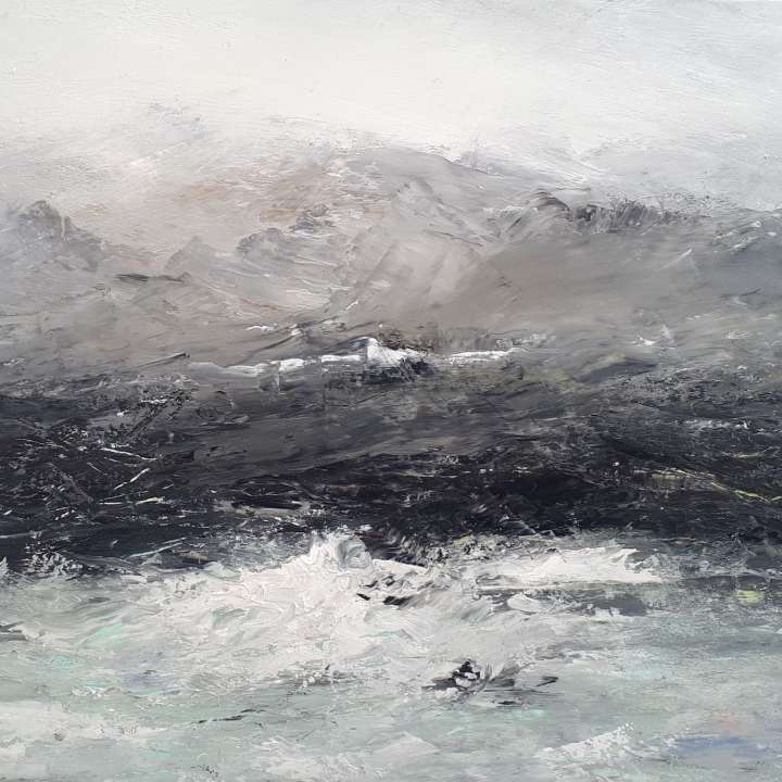 Espacio anterior, óleo sobre lienzo 50x60