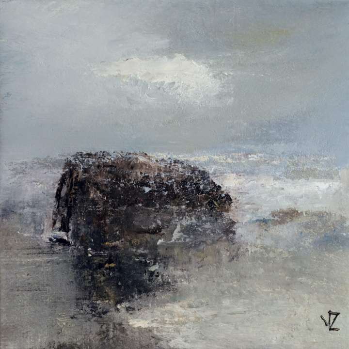 Origen, óleo sobre lienzo 40x40 cm