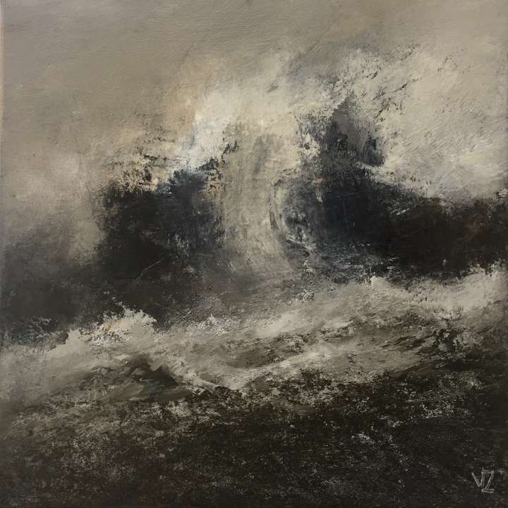 Rebeldía sagrada, óleo sobre lienzo 50x50 cm