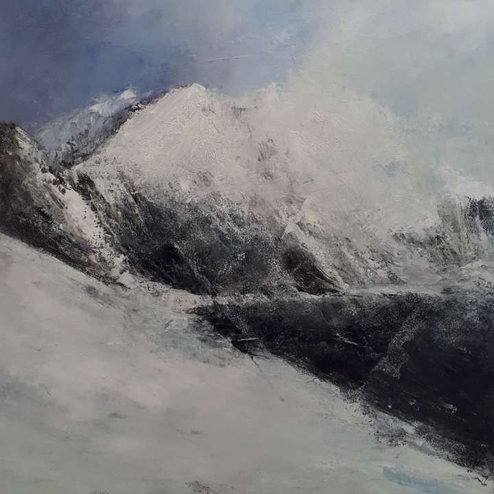 Zona de promesas 2, óleo sobre lienzo 100x100 cm